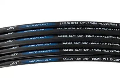 خرطوم هيدروليكي مضفر بالسلك من سلسلة فائقة المرونة